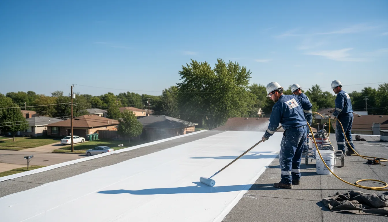 Commercial roof coating in Buchtel, OH near me